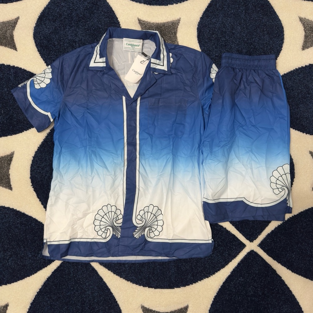 Casablanca Dark Blue White Paris Set Men’s Large